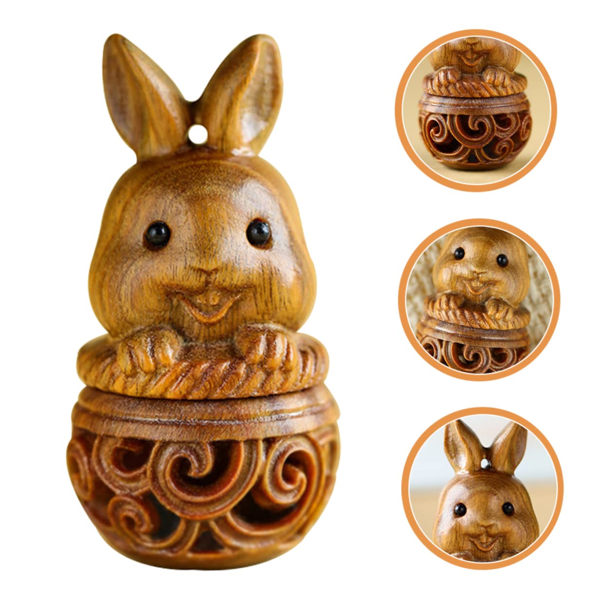5pcs sándalo saquitos Colgante Botella de aromaterapia Decorativa medallón Colgante con aceites Esenciales difusor joyería Suministro de Aroma Llavero decoración Esencial