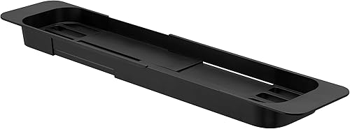 Yamazaki Home Tower - Bandeja extensible para bañera - Soporte para mesa de baño