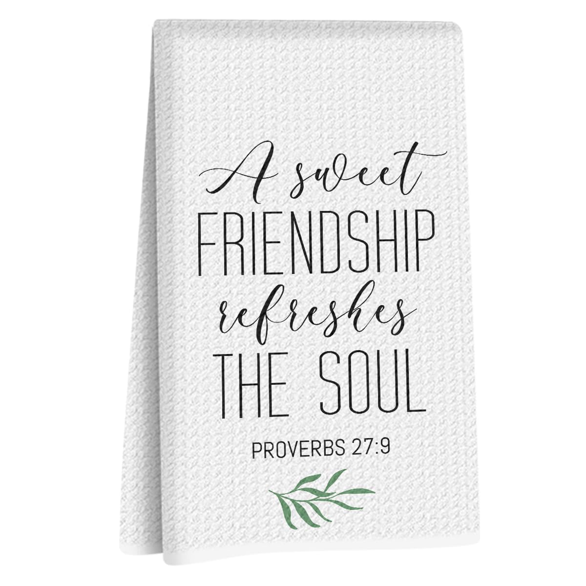 Hanamiya Na Christian Gifts for Women, A Sweet Friendship Refreshes The Soul Kitchen Towels 14x24 Inch, Gifts for Friend Women, Friendship Gift Hand Tea Towels for Kitchen Bathroom Home Decor