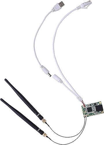 Miniatura 1 de Vonets Módulo VM300-H WiFi Bridge EthernetWLAN repetidorMini Router 2.4GHz Grado industrial con 2 antenas externas, adecuado para integración