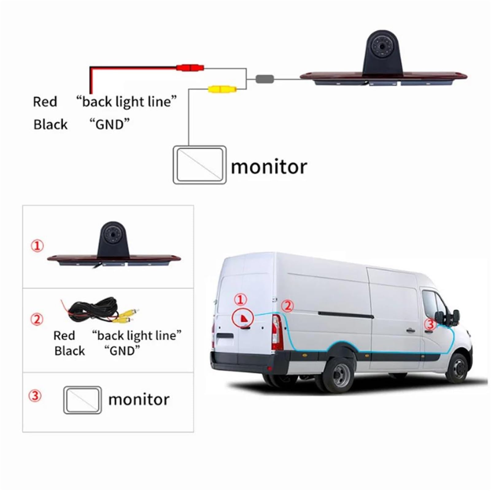 caméra de recul pour Benz pour Sprinter W906
