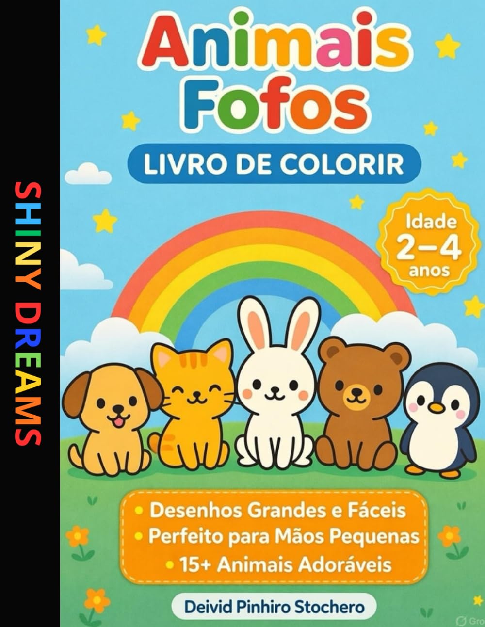 Shiny Dreams: Animais Fofos - Livro de Colorir