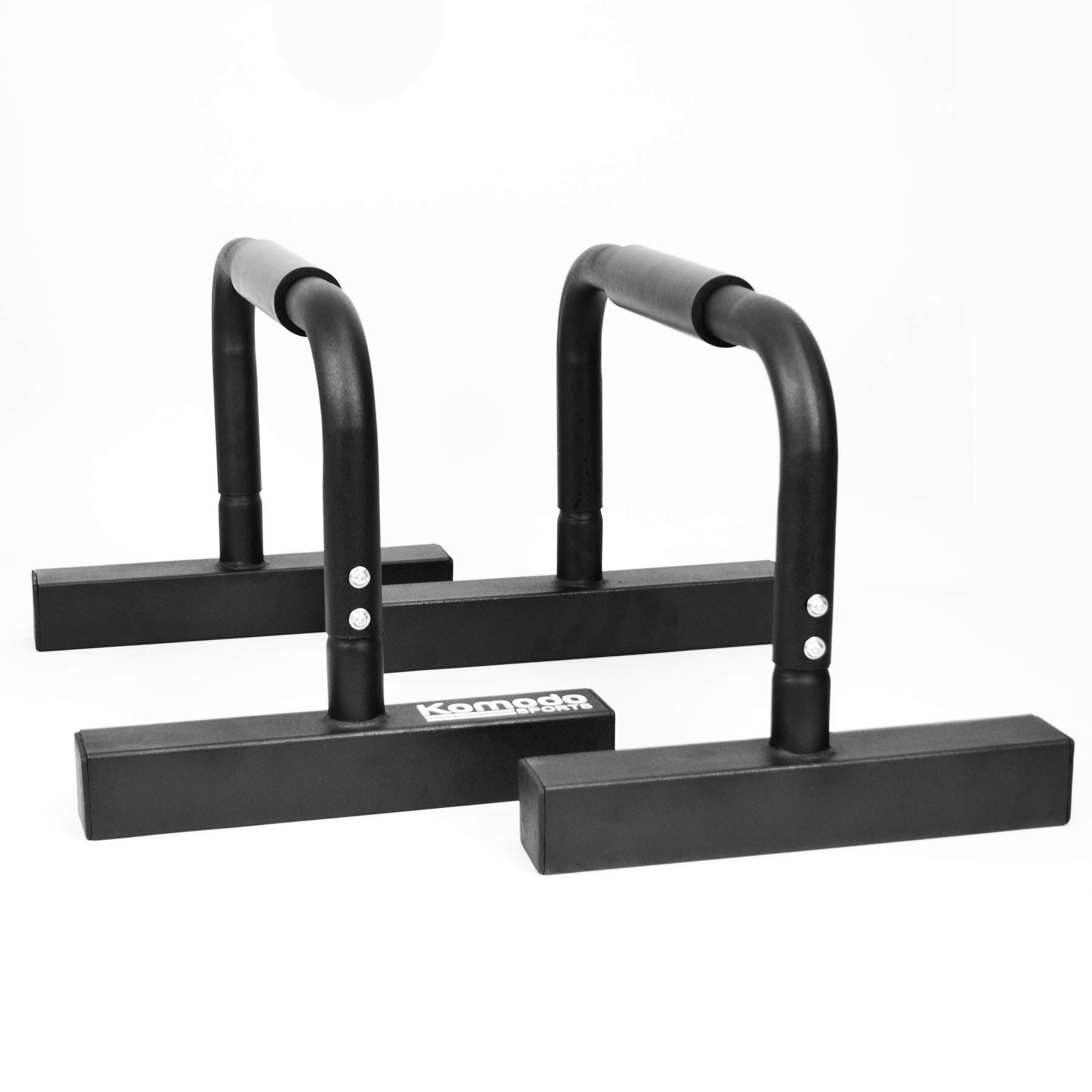 KOMODO Parallettes Home Gym Parallel Dip Bars for Body Weight Workout Station Calisthenics