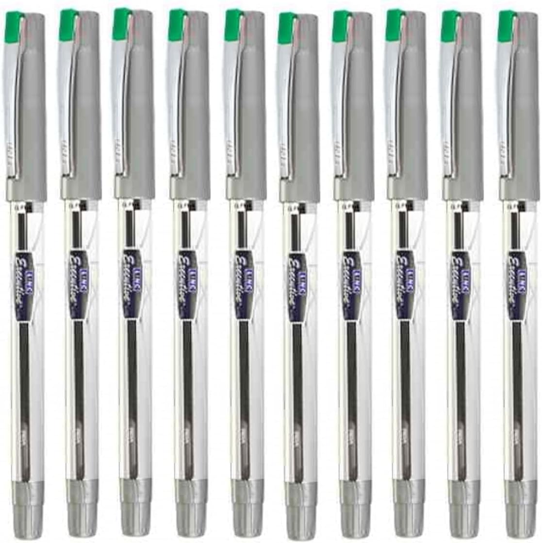 Linc 0.55mm Executive Sharpline SL500 Gel Pen Green Ink Pack Of 10