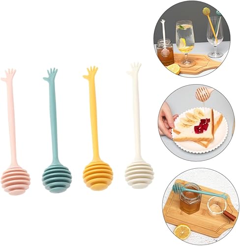 Miniatura 3 de Agitador de miel, dispensador de miel, agitador de espresso, palitos de panal de abeja, tarro de miel, agitador de panal de abeja, cucharas de