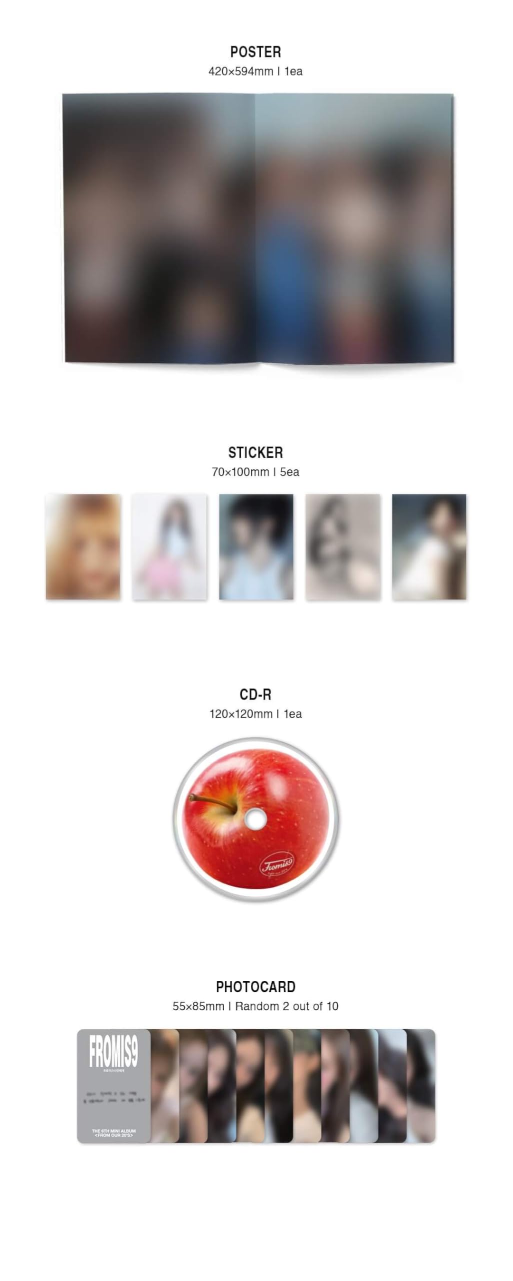 K-POP・アジア fromis_9 from our 20's from ZINE ver fromis_9 6th Mini Album - From Our 20's (From Zine Ver