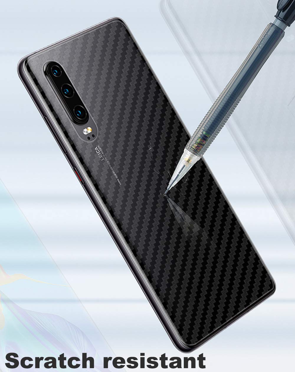 GIOPUEY 4 Pellicole Protettive Retro Per Oppo Find X5 - Ultra Sottili 0,05 Mm, Anti-Impronta E Traspiranti - 3