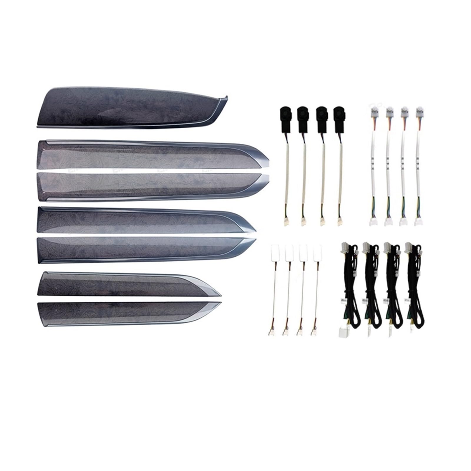 XCZPRKMXY Car Ambient Light Full Set Led Decorate Light Compatible with LHD/RHD Inter Decorative Light Compatible with Toyota Vellfire Alphard Inter(Right Hand Drive)