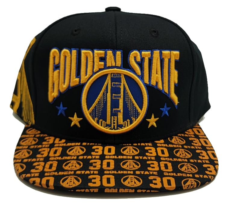 Gorra Snapback Negra Oro Visera All Bill Bridge miniatura 3