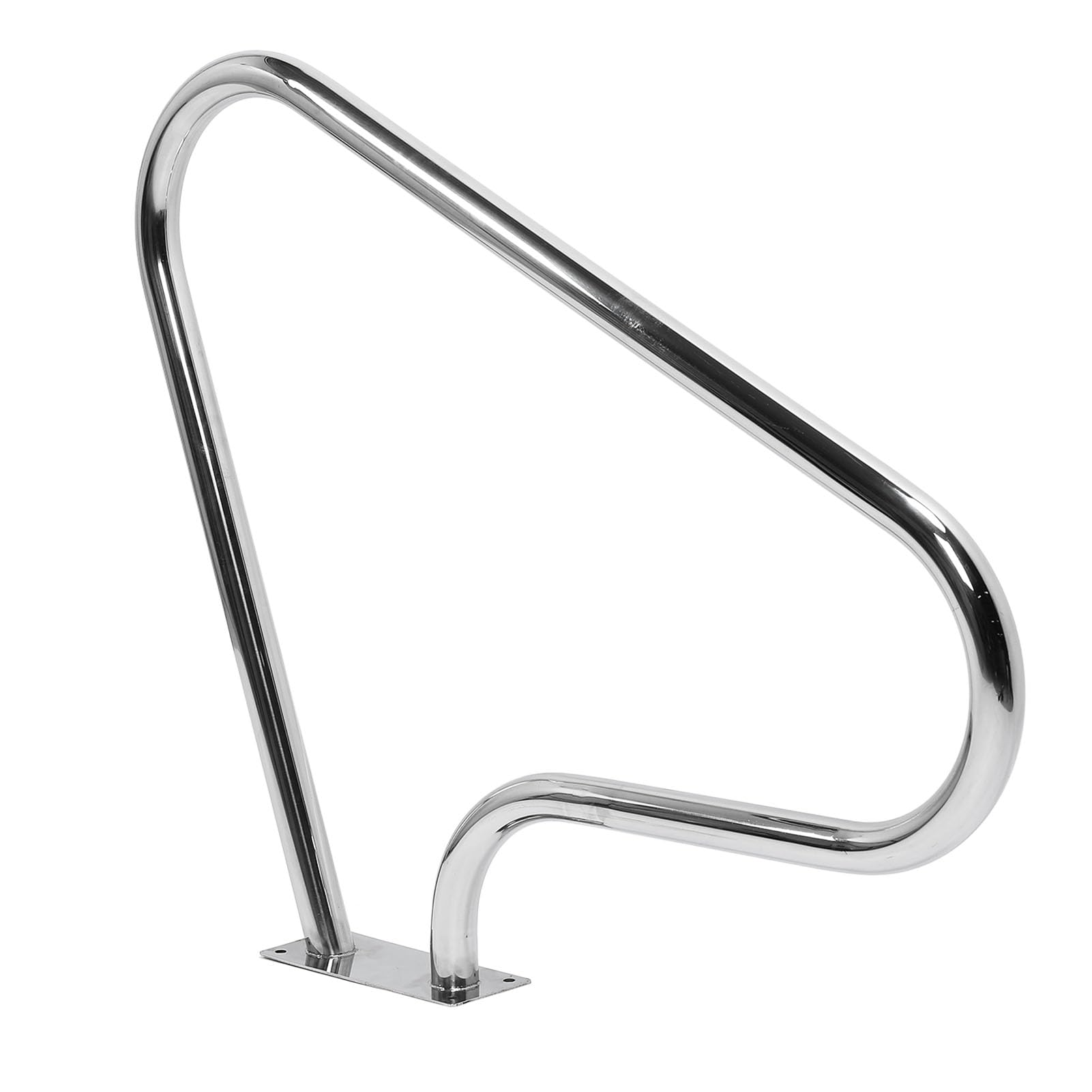 Barandilla para Piscina, Acero Inoxidable 304, para Piscina | Riel de piscina inoxidable con placa base de montaje rápido, para piscina, entrada de spa