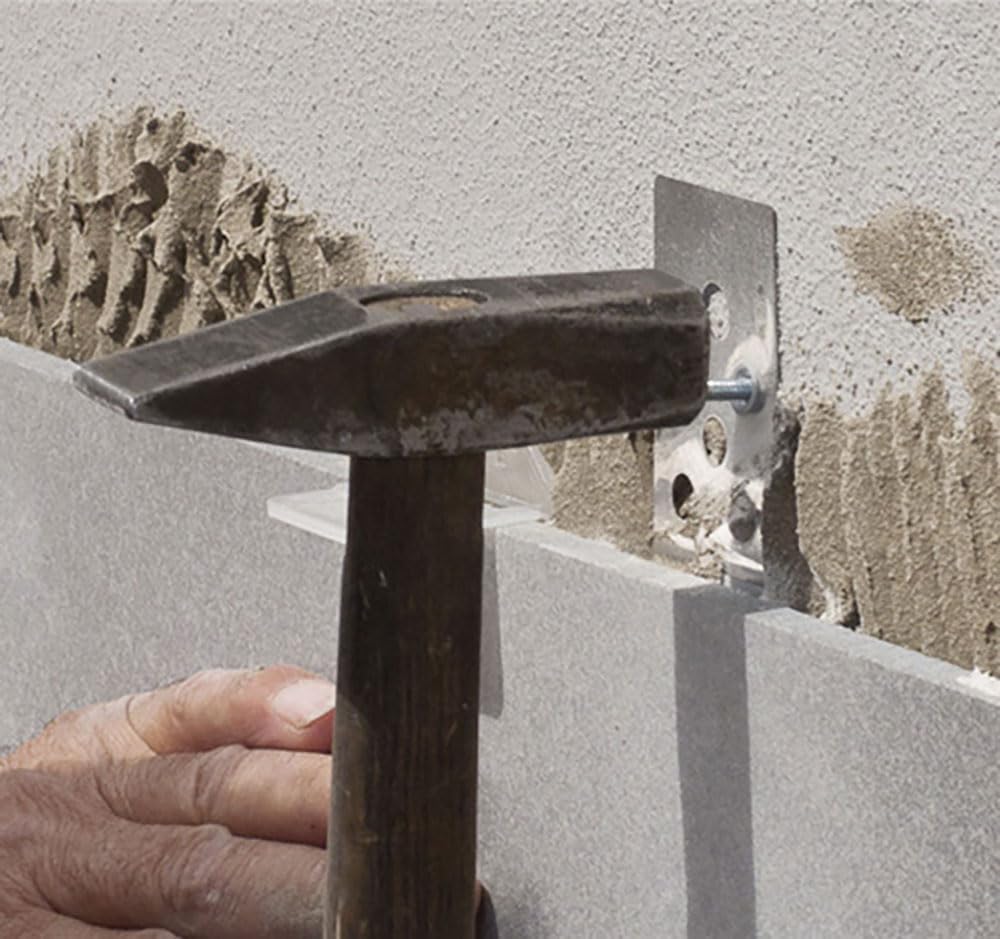 Rai-Fix Tile Safety Restraint Withholding Hooks for Large Format Tiles Slabs (200, 8 mm)