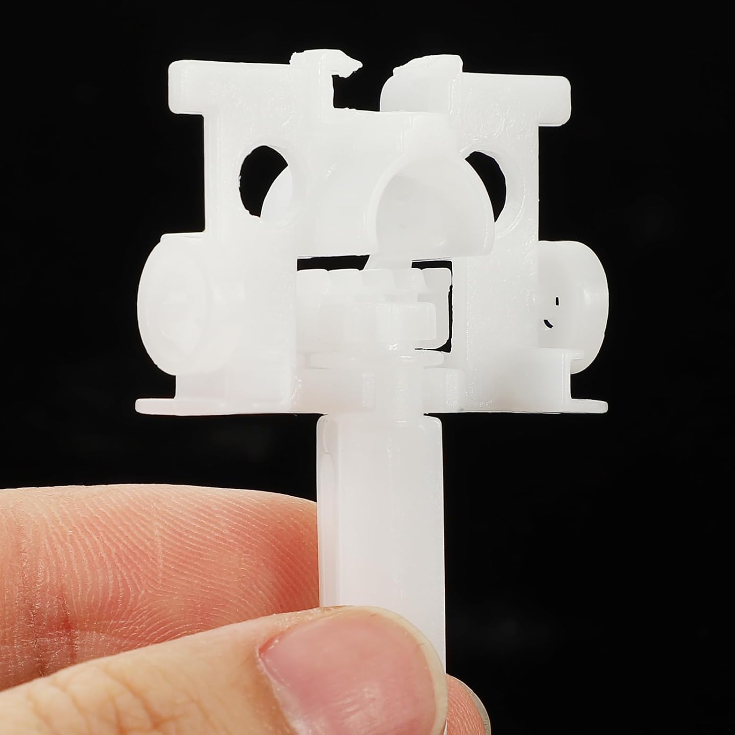 Garneck 5 Sets Replace Replacement Rod Repair kit Easy Curtains Blind Repair Carrier White Label Repair Parts Simple Repair Accessories Tool White Carrier for Blinds Vertical