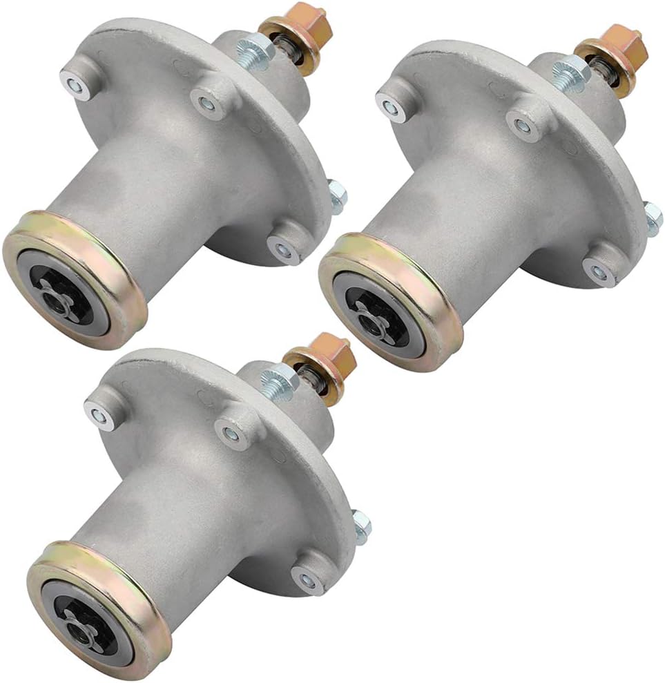 Pack of 3 Lawn Mower Spindle Assembly for HUSQVARNA Mz48 Mz52 Mz5225 Mz6125 Mz6128 539112170, for Stens: 285-927 OCPTY Deck Spindle