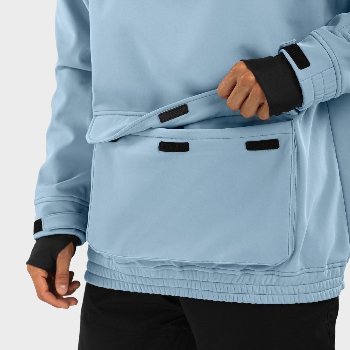 SIROKO - Veste de Snowboard avec Poche Kangourou W3 Prags