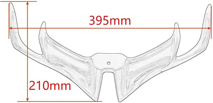 Motorcycles Front Fairing Spoiler Wingtip Spoiler For Suzuki For Gixxer SF250 SF150 SF155 RS 200 Decorative Accessories(Type E)