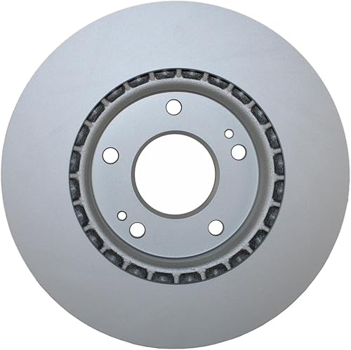 Miniatura 7 de Juego de rotores de disco de 11.024 in con ventilación y TRW Pro Cerámica Pad Set Hardware Sensor acústico Kit de freno delantero para Hyundai