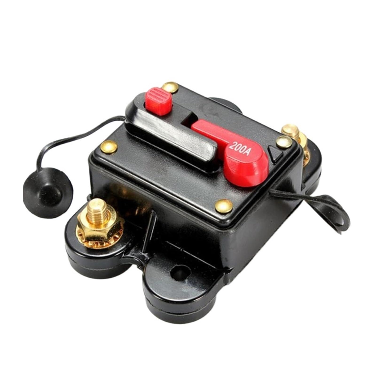 10 szt. 60-300 A automatyczne przełączanie odzyskiwania samochodu rower audio inline bezpiecznik bezpiecznik uchwyt bezpiecznika DC 12-24V (300A)