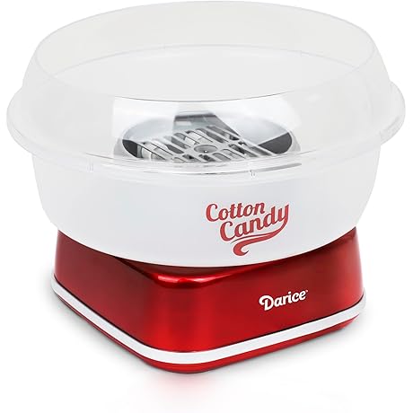 Darice Retro Cotton Candy Machine for Making Homemade Treats
