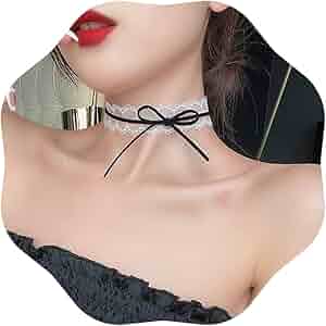 NODRESS velvet bow lace over sleeves白&黒 Black Velvets Bow White Lace Oversleeves – Nφdress