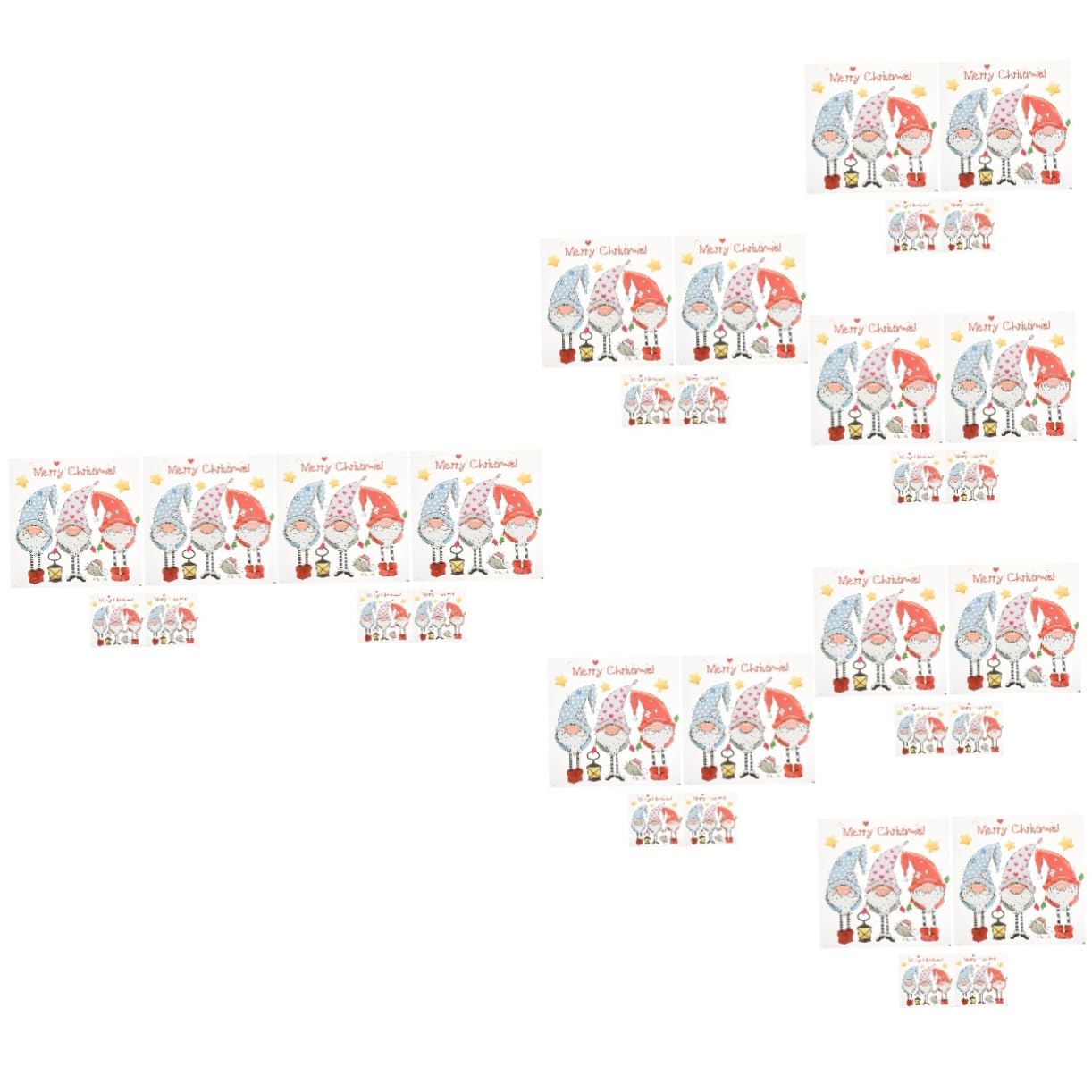 STOBOK 32pezzi Toppe GNOME Termoadesive per Abbigliamento Natalizio Decorazioni Stile GNOME per Magliette e Cuscini per Feste