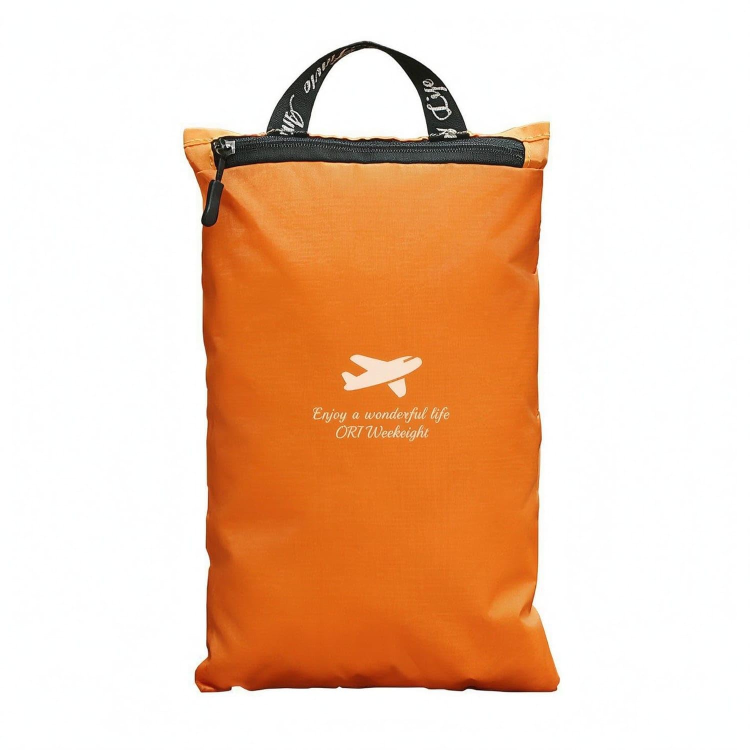 Airplane Print Roll-Top Storage Bag Strap Handle Water-Resistant Storage Bag Packable Stuff Sack Lightweight for Travel, Camping, Hiking, Yellow, 3755-image-37