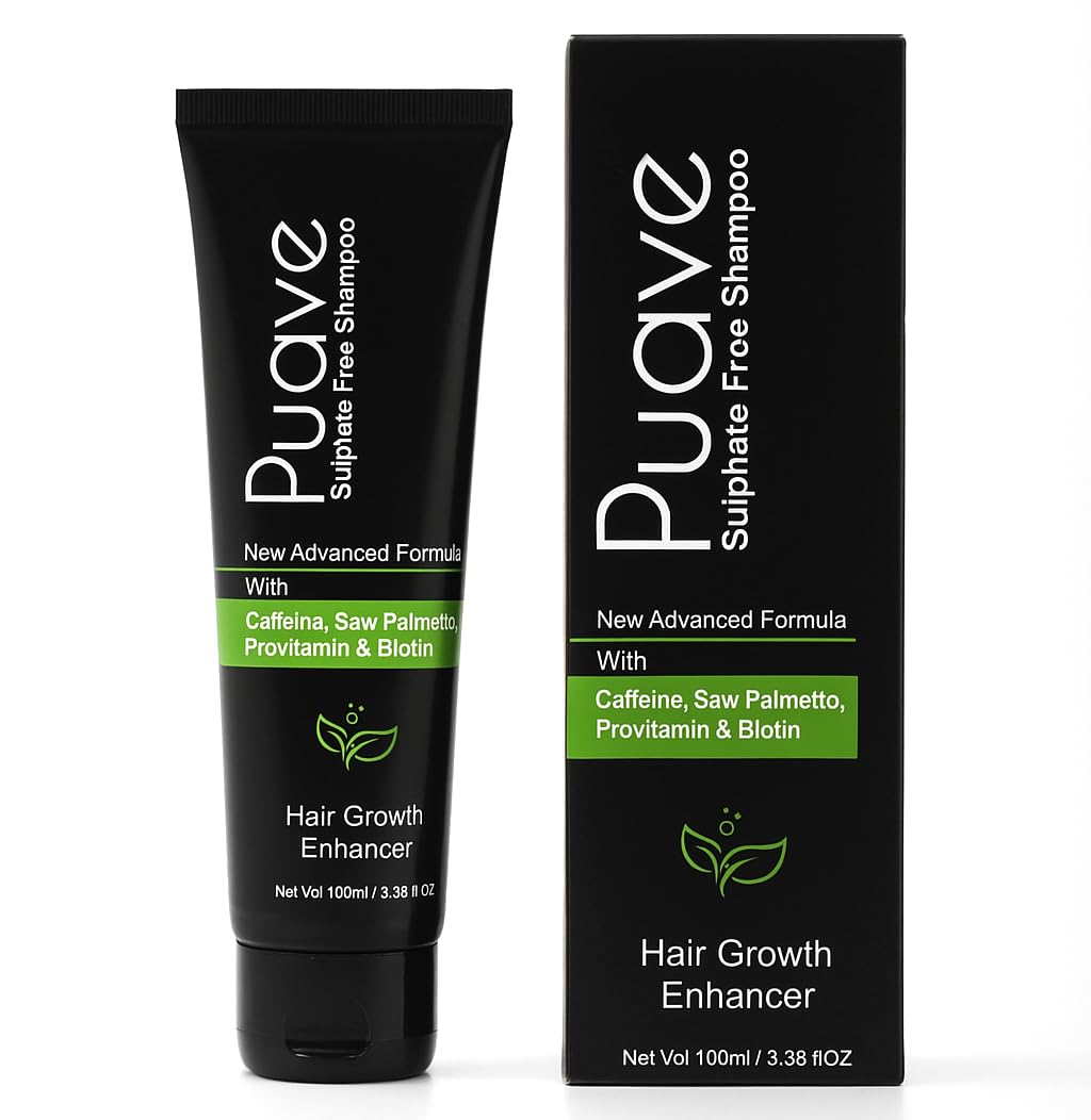 tqs puave shampoo hair growth enhancer sulphate free 100ml