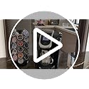 K Cup Holders k Cup Holder K Cups Holder,K Cup Carousel, Coffee Pods Storage Organizer Stand,Comes All in One Piece,No Assembly Required,1 Count(Capacity of 40 Pods, Black)