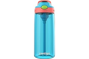 Contigo Kids Cleanable AUTOSPOUT Water Bottle with Protective Spout Cover (20oz)