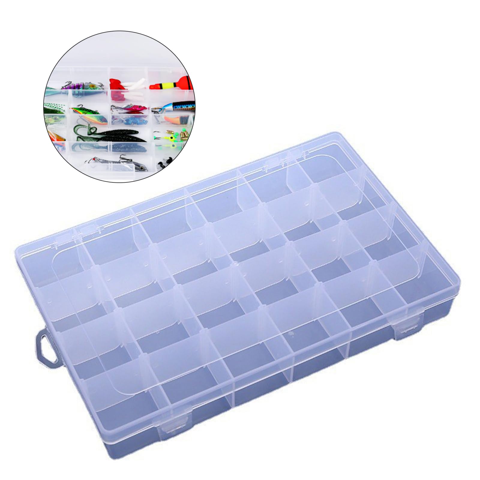 QIEIEI Fishing Lure Box Outdoor Fishing Tool Box Portable Tackle Case Toolboxs Large Capacity Lure Baits Organizers Box
