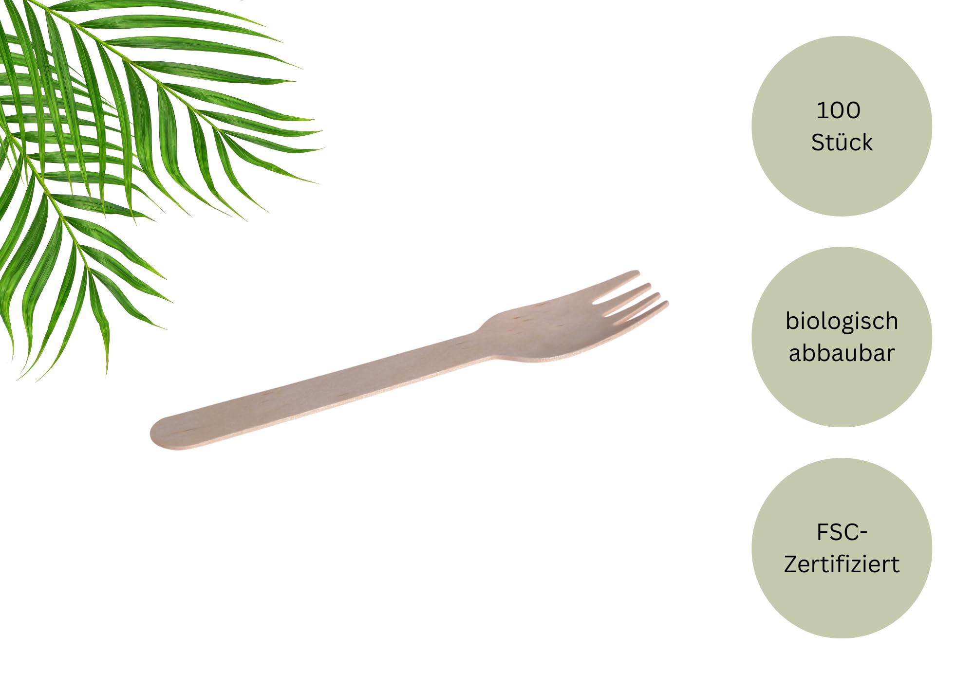 100 Forchette Di Legno Di Betulla Biodegradabili - Posate Ecologiche Monouso 16 Cm Per Picnic E Feste - Foto 9