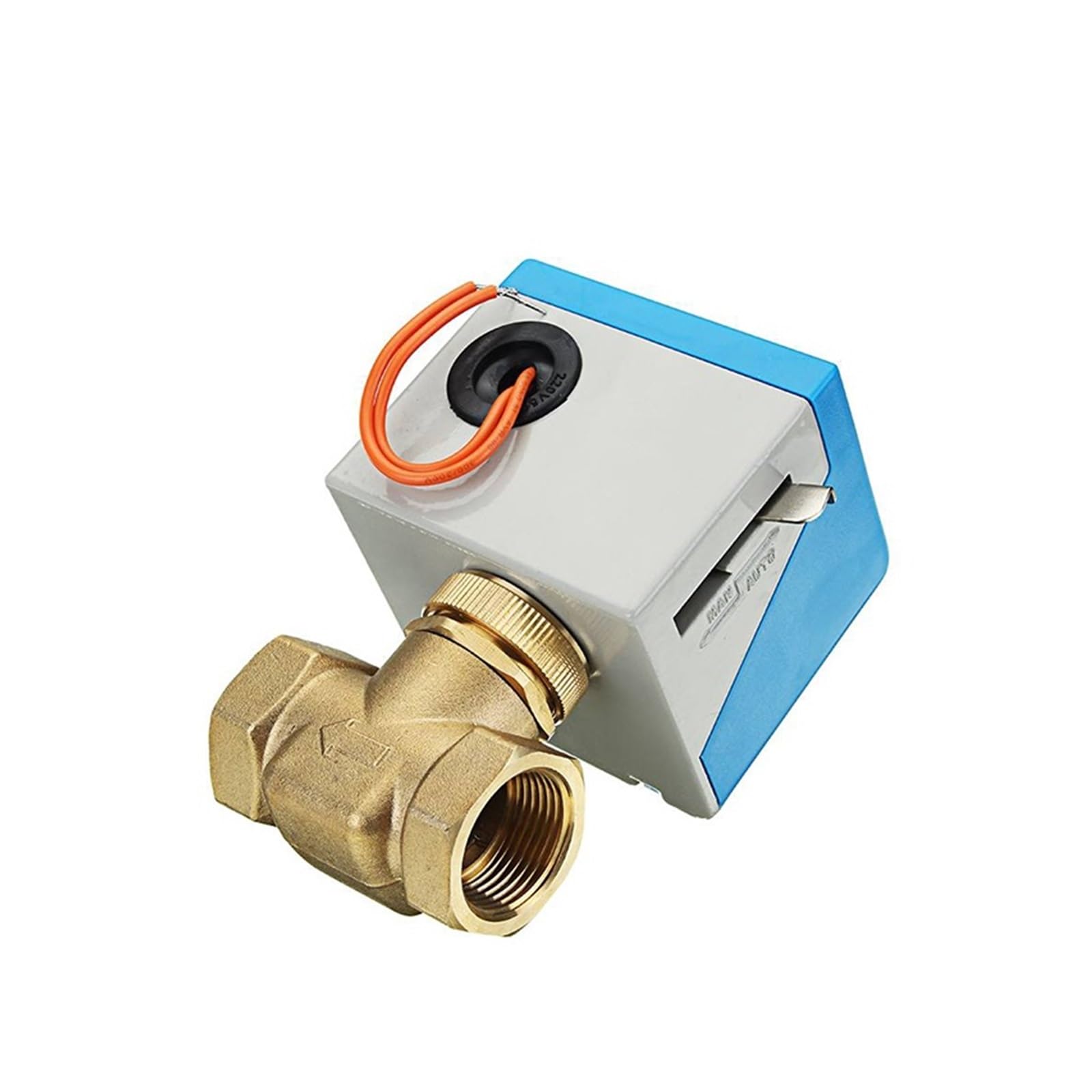 Valvola a sfera, Valvole A Globo Elettriche Motorizzate In Ottone Da 1/2" 3/4" 1" Valvola Di Intercettazione Bidirezionale AC 220 A 2 Fili(1")