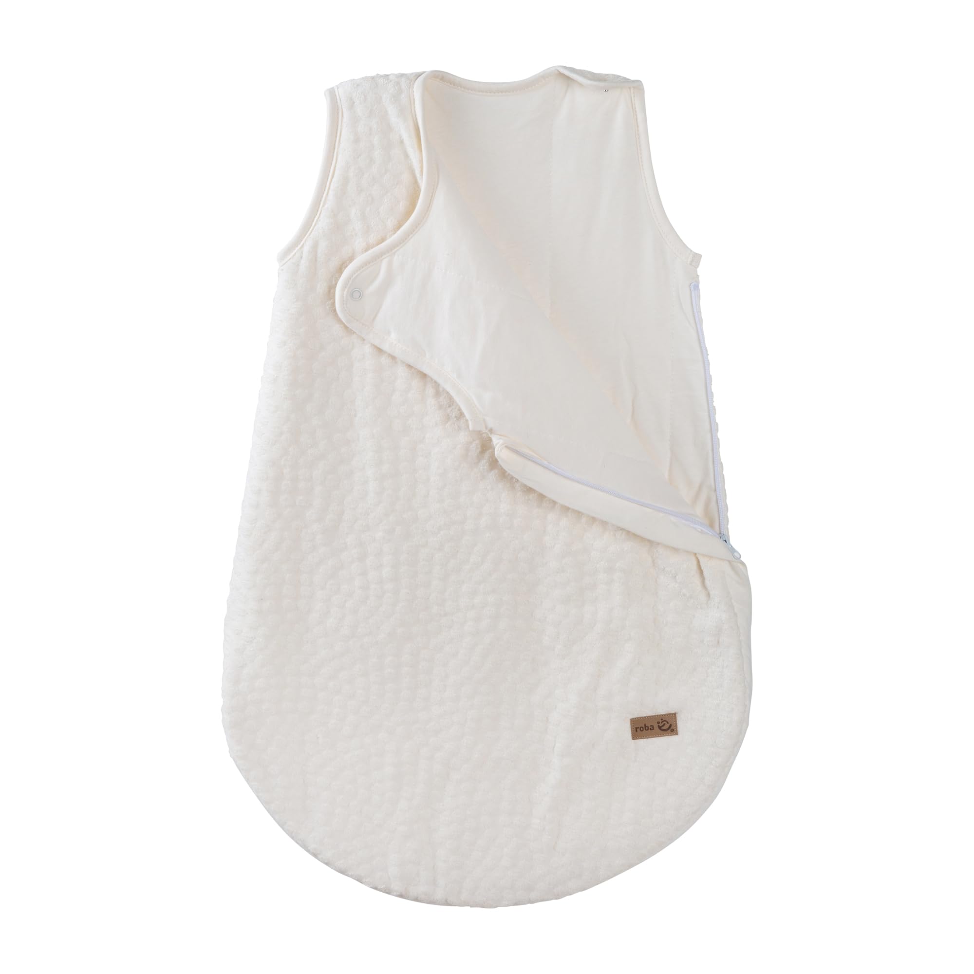 roba Baby Sleeping Bag Seashells Oyster 70 cm for Newborns, All-Season Sleeping Bag Made of Organic Cotton - Image 3