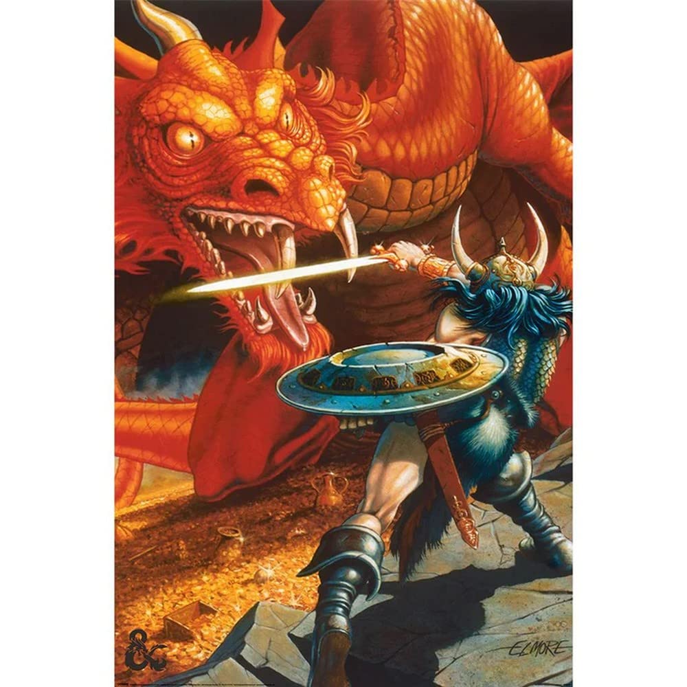 Pyramid International Dungeons & Dragons Classic Red Dragon Battle