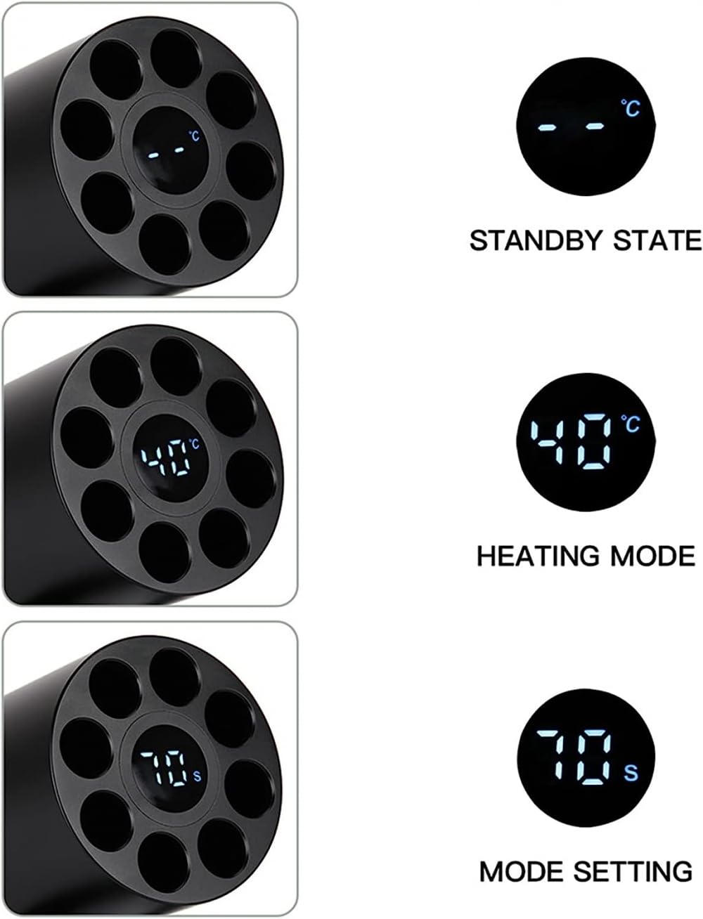 Dental Resin Composite Heater,DREI Temperaturverstellbar (40-70 ℃), Dentallaborinstrumente, Schnelle Erwärmung, Einfache Bedienung, Für Zahnkliniken