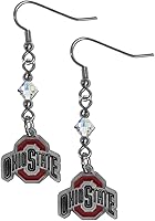 Vista 12 de Siskiyou Sports Pendientes colgantes de cristal de la NCAA