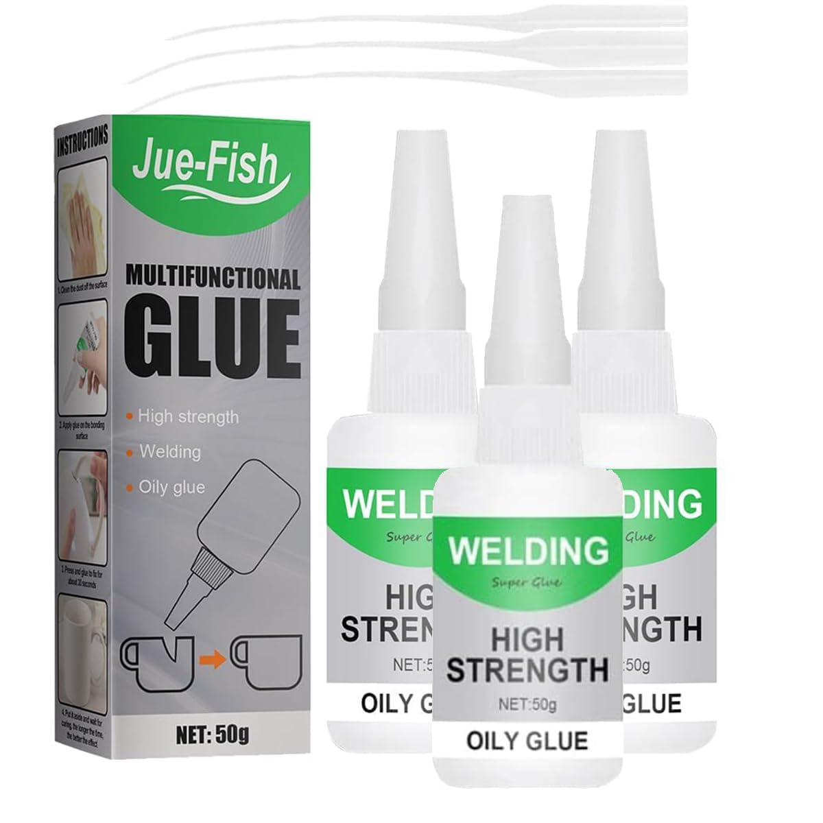 Welding High-Strength Oily Glue, Multifunctional, Powerful Universal Super Glue (3 PCS)