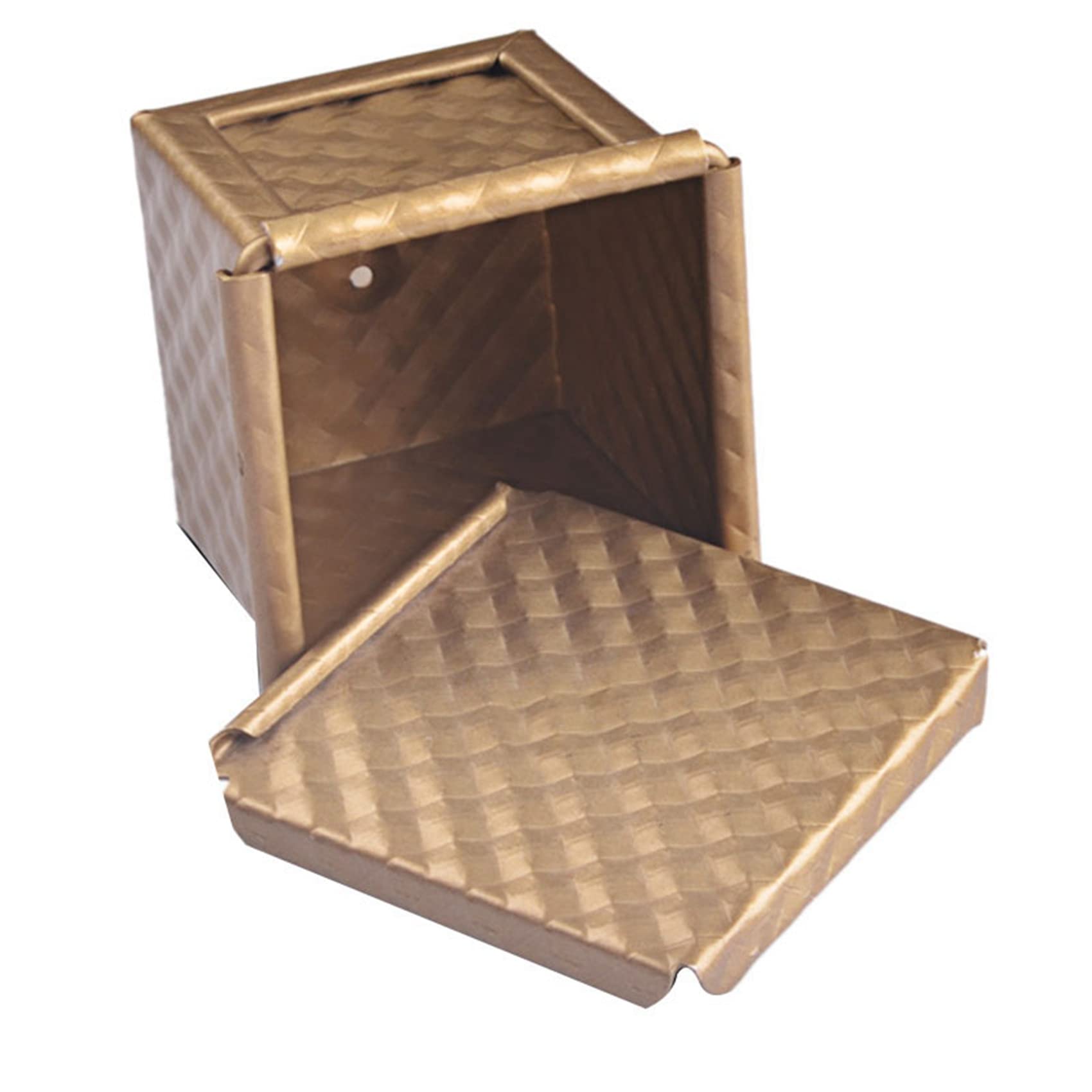 Pasotim 4X Loaf with Lid Toast Mold Pullman Loaf with Cover Non-Stick Mini Water-Cube