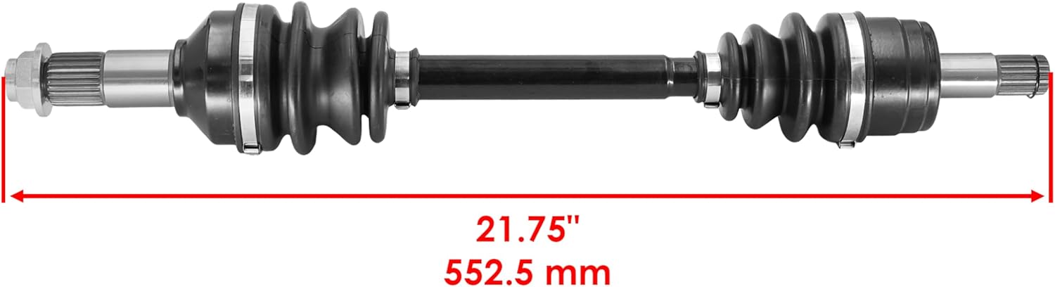 Caltric B5R-2518F-01-00 Front Left Or Right CV Axle Compatible with Yamaha Kodiak 450 YFM450 2020-2026