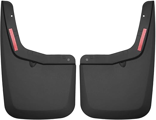 Husky Liners - Rear Mud Guards | 2015-2020 Ford F-150 w/OEM Fender Flares, Rear Set - Black, 2 Pc. | 59451