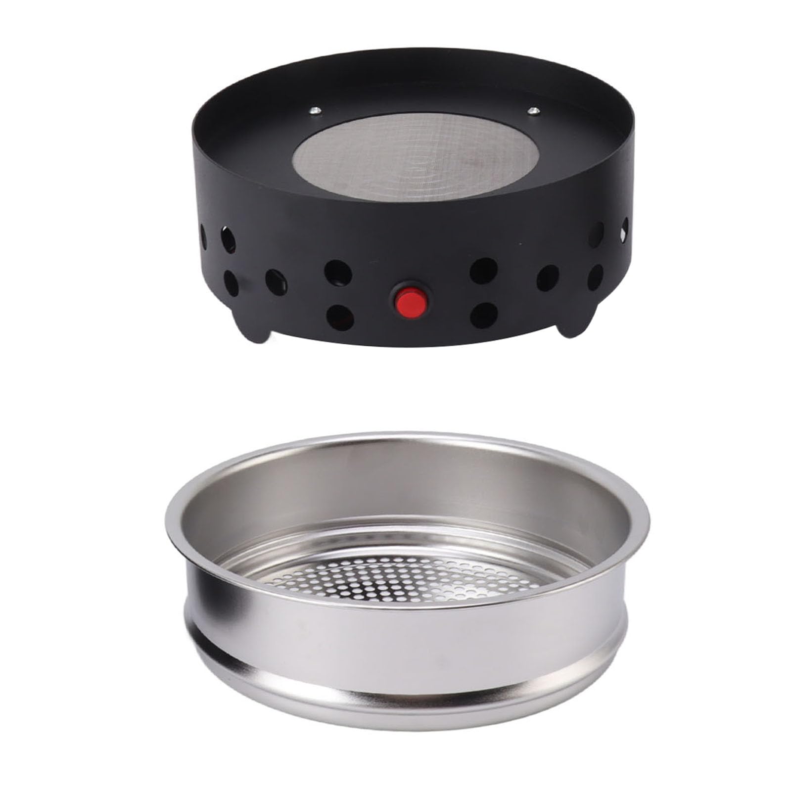 aqxreight Coffee Bean Cooler Stainless Steel Electric Roasting Cooling Machine for Home Use (US Plug)