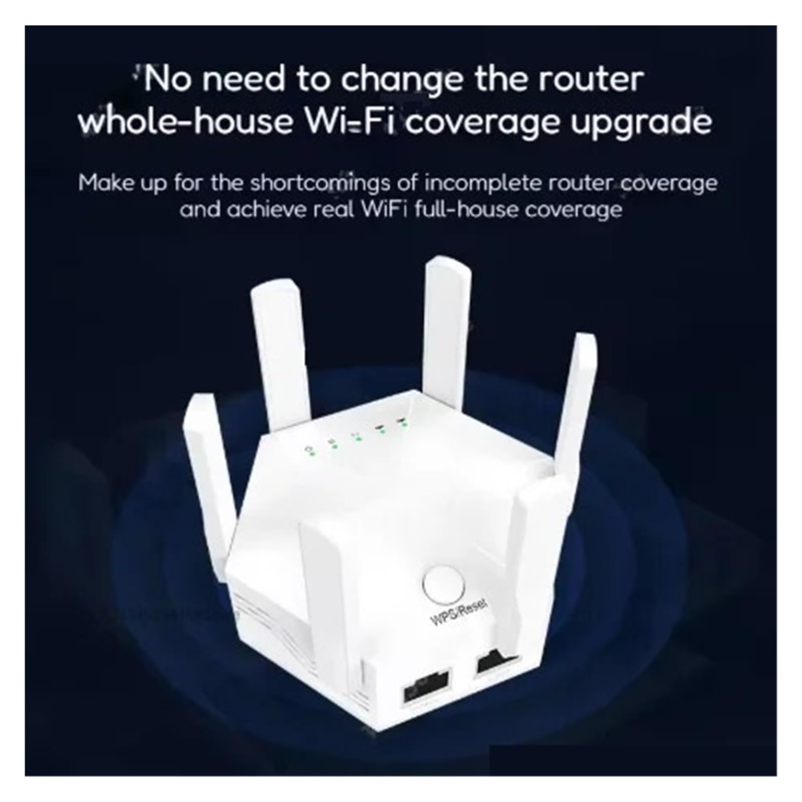 Wzmacniacz Sygnału Wi-Fi 1200 Mb/s, Sieci 2,4 GHz, Bezprzewodowy O Dużym Zasięgu Easy Szeroka Kompatybilność