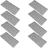 Aliyaduo 8 Pack Fish Tank Divider, Snap Together & Cutting Feature - Plastic Aquarium Divider Panel...