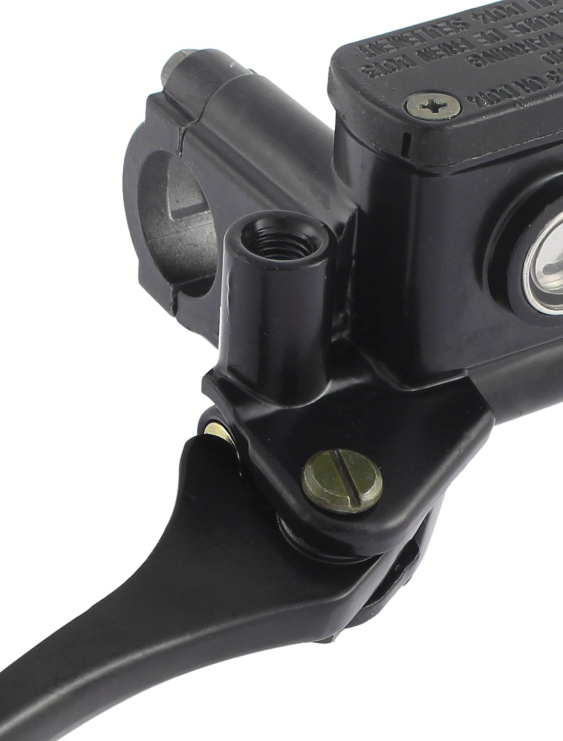 sourcingmap Pompe de frein avant en métal noir pour moto