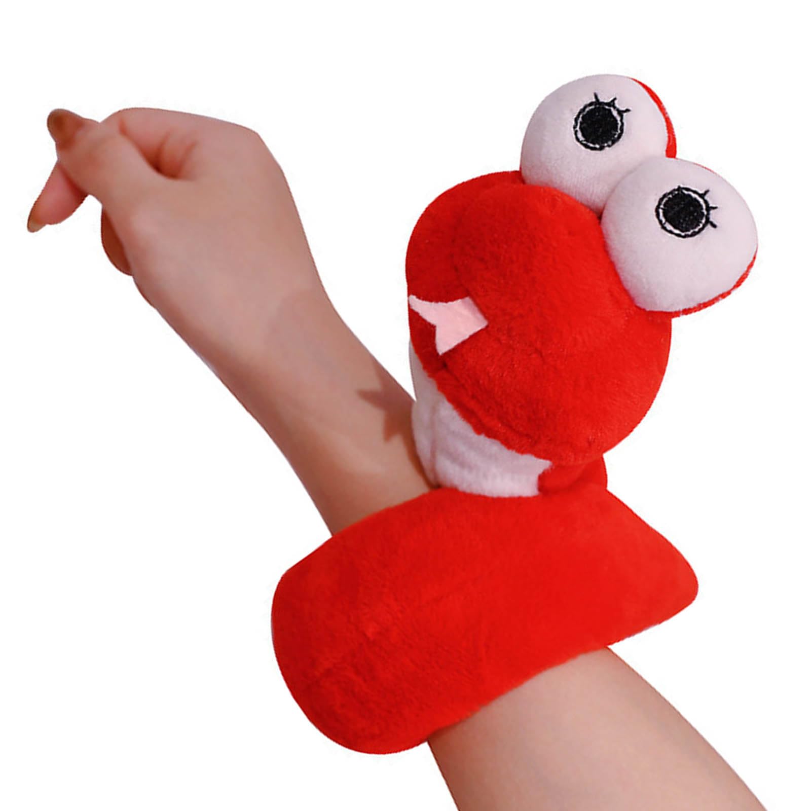 Elnwnnkc Red Snake Slap For Creative Party Decoration Holiday Hand Rings Wristband Accessories Festival Friend