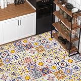 Aspect élégant: Ces credence adhesive pour cuisine ont une conception élégante et unique, présentant une couleur uniforme et une texture fine, les carrelages sont conçus pour s'adapter parfaitement à tout décor, couvrant efficacement la couleur originale de vos carrelages, vous apportent un style décoratif personnalisé