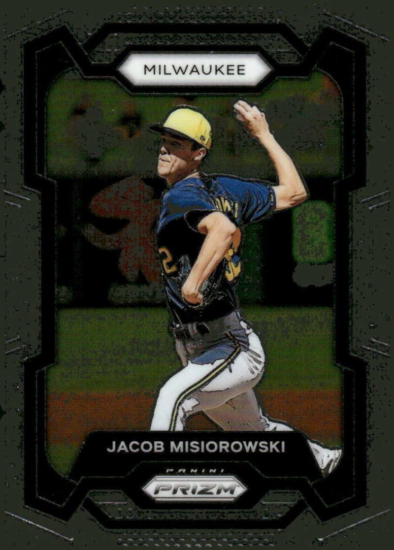 Amazon.com: 2024 Panini Prizm #114 Jacob Misiorowski Milwaukee Brewers RC Rookie  Baseball Base Trading Card : Collectibles & Fine Art