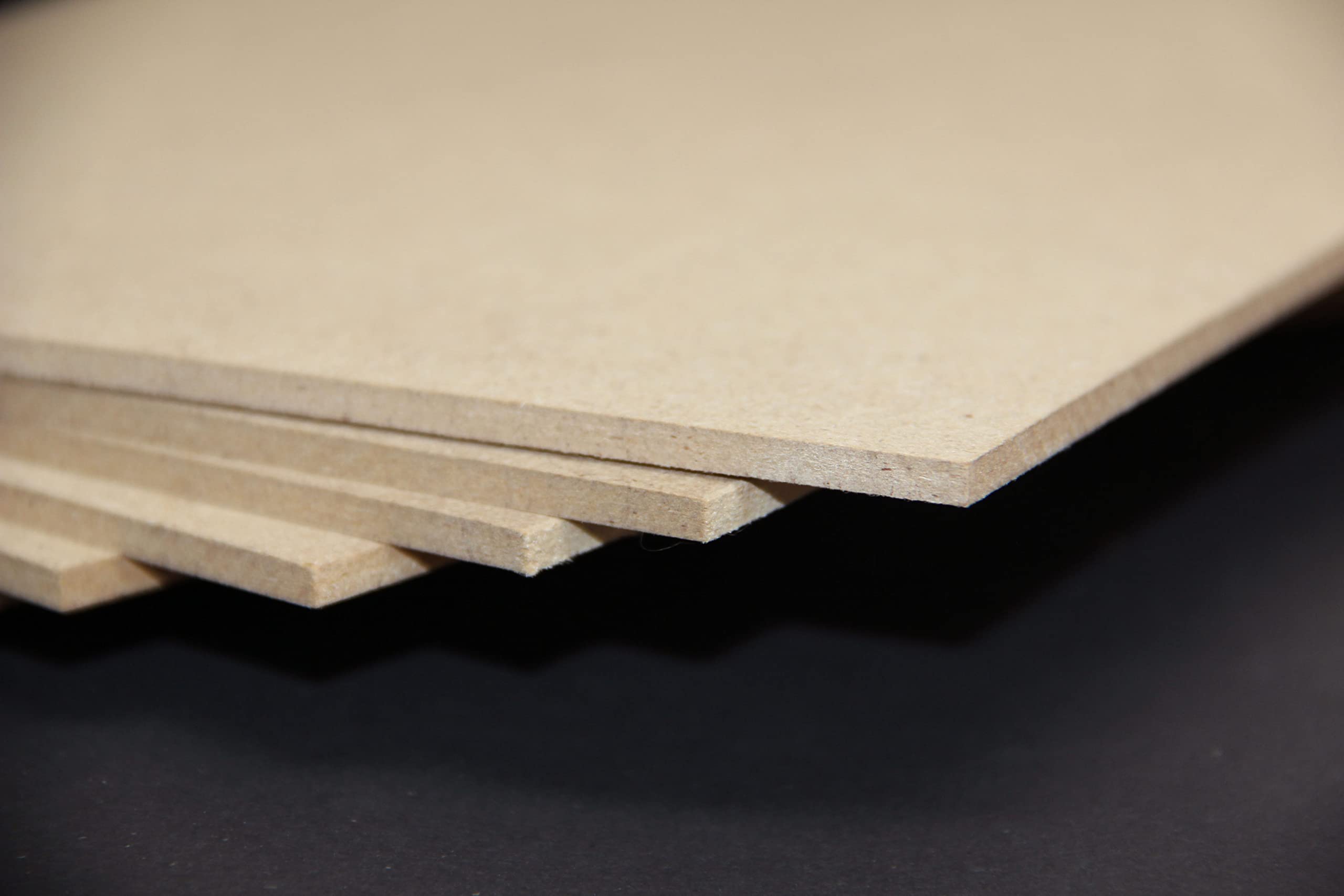 Confezione di pannelli in legno MDF (MDF) di 2 mm di spessore, supporto per artigianato, decorazione, laser, CNC, pirografia, pittura (A3 (5 pezzi, 297x420mm
