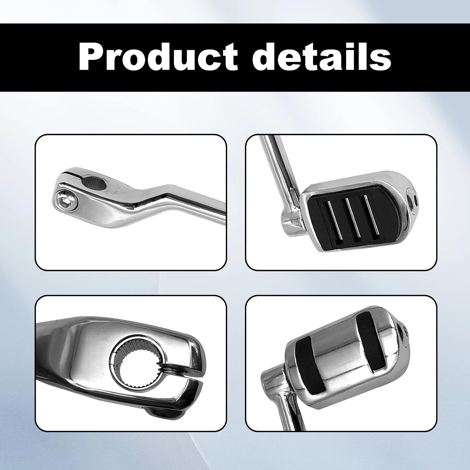 Heel Toe Shift Pegs Compatible with Harley Davidson 1986-2017 FL Softail,1988-2023 Touring Road King Road Glide Street Glide Electra Glide and 2008-later Trike,Front and Rear Levers w/Shifter Pegs