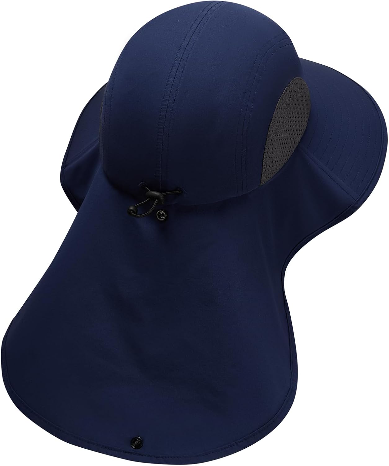 UPF 50+ Foldable Sun Hats Wide Brim with Large Neck Flap for Men Women UV Protection Gardening Fishing Beach Hat - Image 2