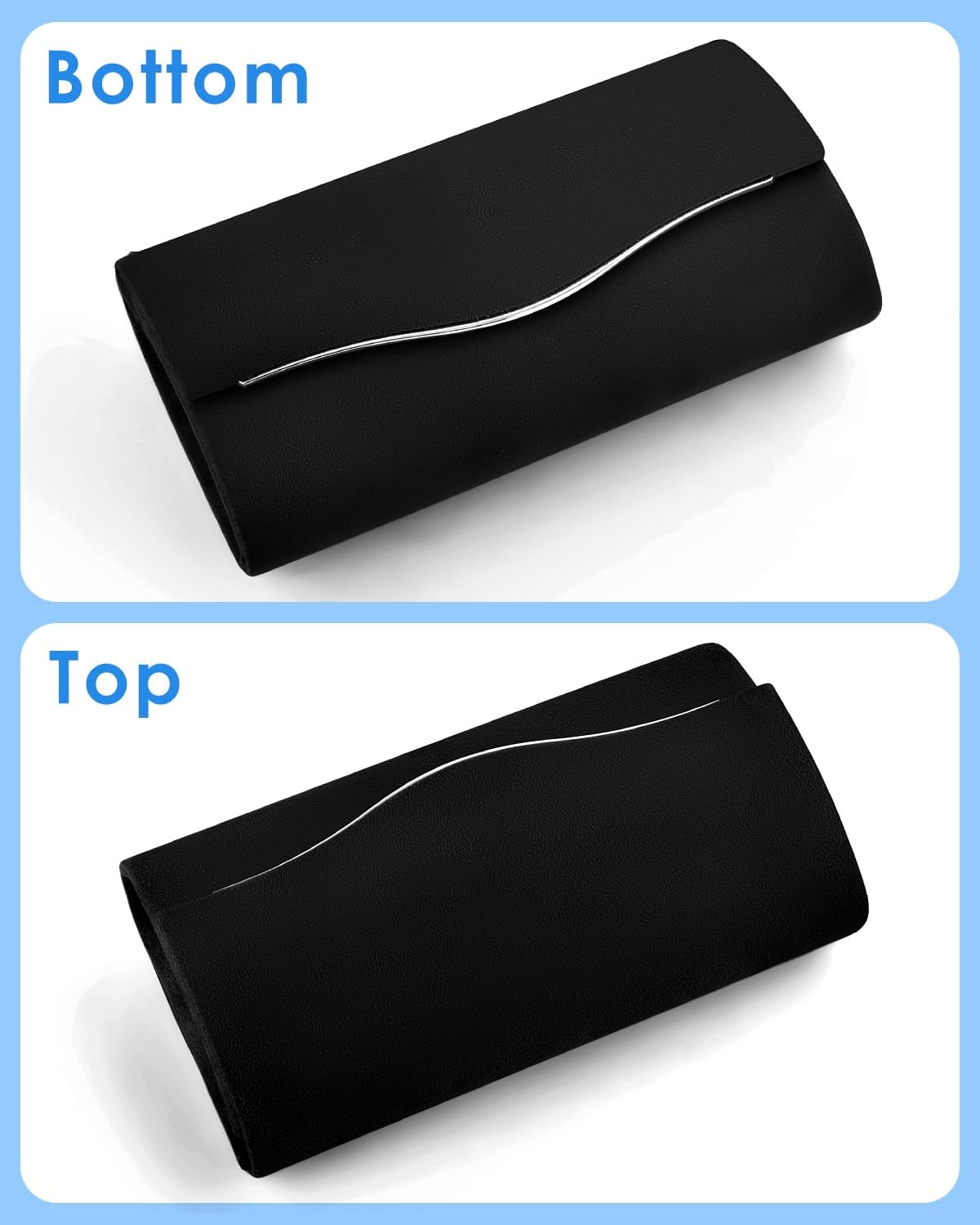 TINDTOP Clutch Purses for Women, Formal Evening Bags Suede Shoulder Envelope Party Handbags Wedding Cocktail Prom Clutches - Image 7